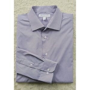 Collection by Michael Strahan Dress Shirt Men Comfort Stretch Light | 17-32/33